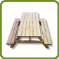 Table pique nique en bois Rf.50002