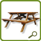 Table en bois Rf.50003 : Art Concept Bois